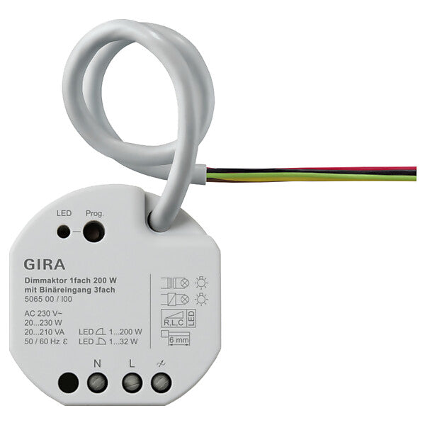 Gira Dimmaktor 1-fach 200W UP KNX Secure 506500